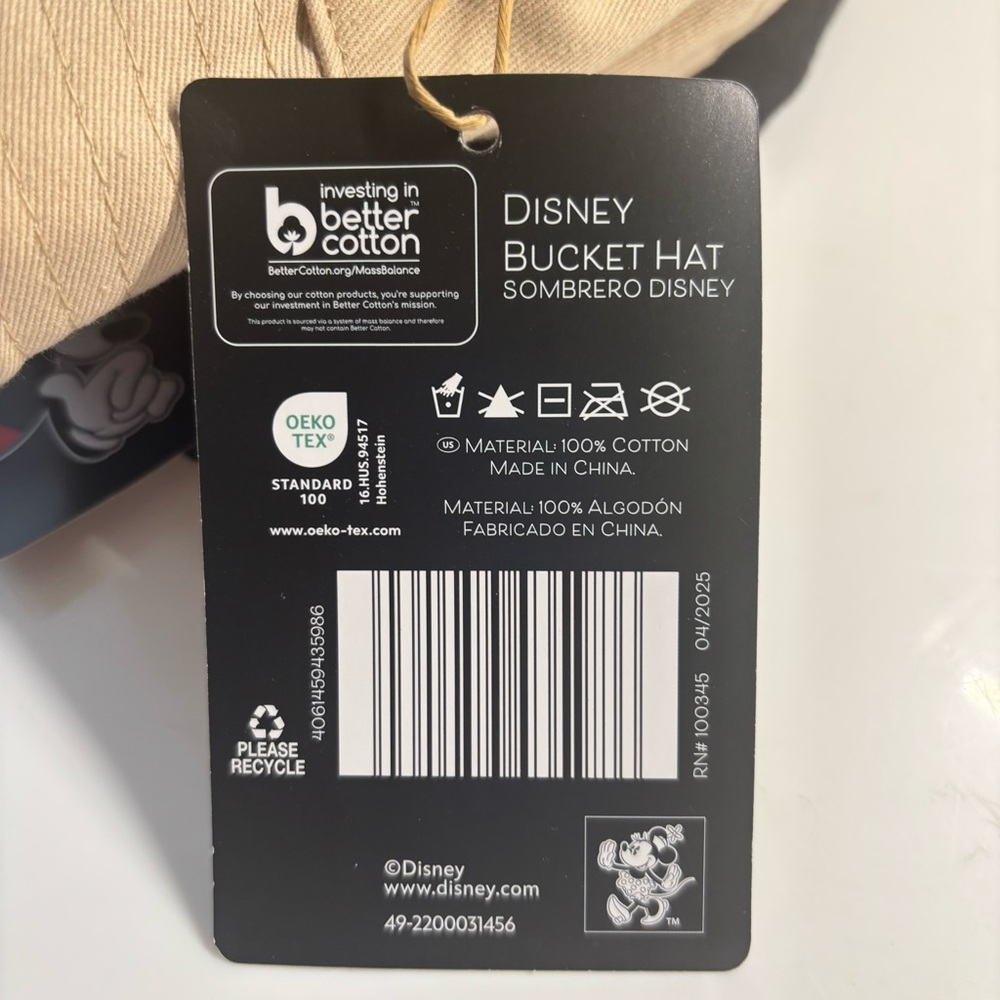 NWT Adult Disney Minnie and Mickey Bucket Hats - Picture 6 of 6